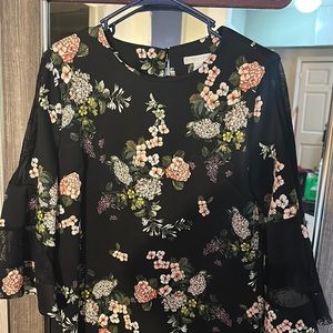 Floral dress with pockets